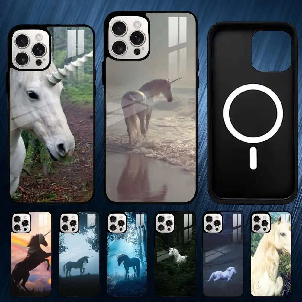 

U-Unicorn Phone Case For iPhone17,16,15,14,13,12,11,Plus,Pro,Max For Magsafe Wireless Charging cover