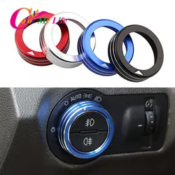 Car Headlight Switch Knob Cover Decoration Sticker Trim for Chevrolet Malibu Cruze Trax for Opel Mokka ASTRA J