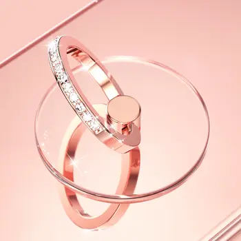 Průhledný držák na prsten pro mobilní telefon s otočením o 360 °, průhledný stojánek s uchopením pro prsty, kompatibilní s iPhone, Xiaomi a pouzdrem na telefon 10 nejlepší prodej telefon zvoní - №2