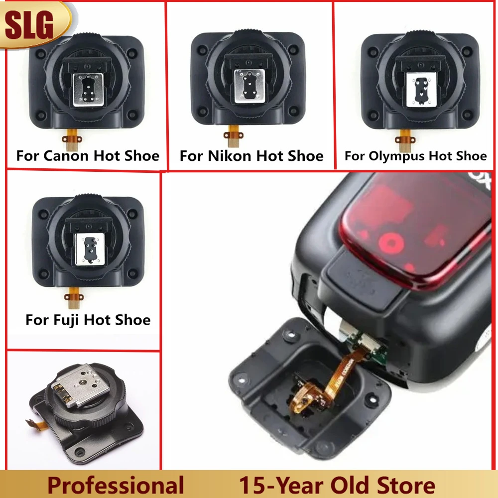 Original nuevo Flash Speedlite reemplazar zapata para Godox V860II V860II-C V860II-N V860II-S V860II-F V860II-O piezas