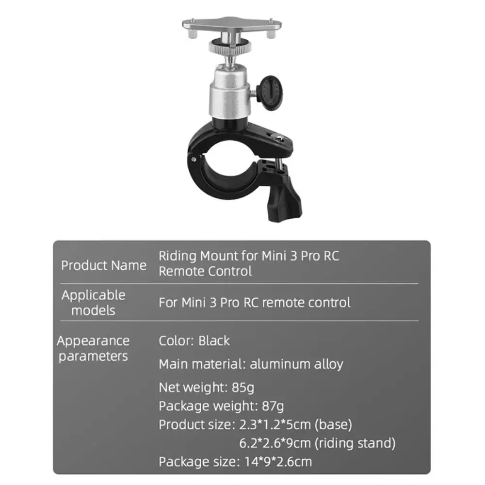 Novos acessórios drone guiador montar suporte de controle remoto suporte de bicicleta para dji mini 3 pro dji rc