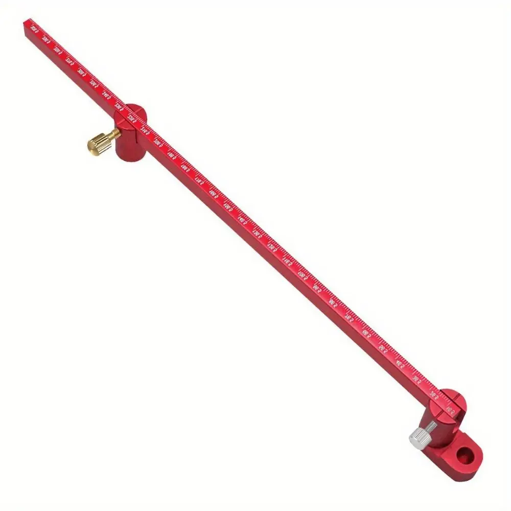 300mm Fixed-Point Circle Line Marking Gauge Adjustable 360 Degrees Drawing Circle Ruler Multipurpose Compact Woodworking Scriber