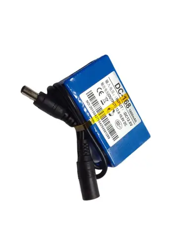 DC-168 Nuovo Mini Portatile 12V 1800mAh Ad Alta Capacità Ricaricabile Polimero Batteria agli Ioni di Litio per CCTV Camera Bateria
