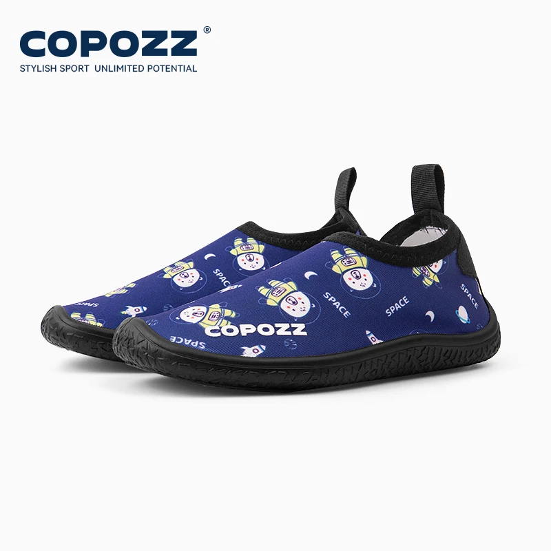 COPOZZ Children Water Beach Shoes Kids Swimming Shoes Quick-Dry Aqua Shoes Boys and Girls Soft Floor Indoor Slipper Swim Socks
