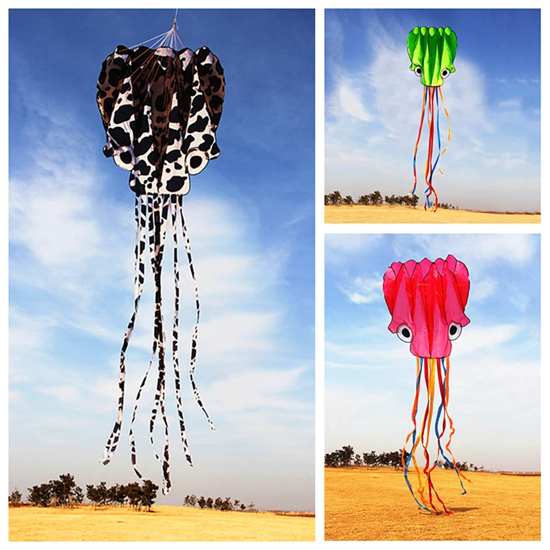 free shipping new octopus kites flying toys for children kites line professional winds kites factory Flying toy Outdoor games