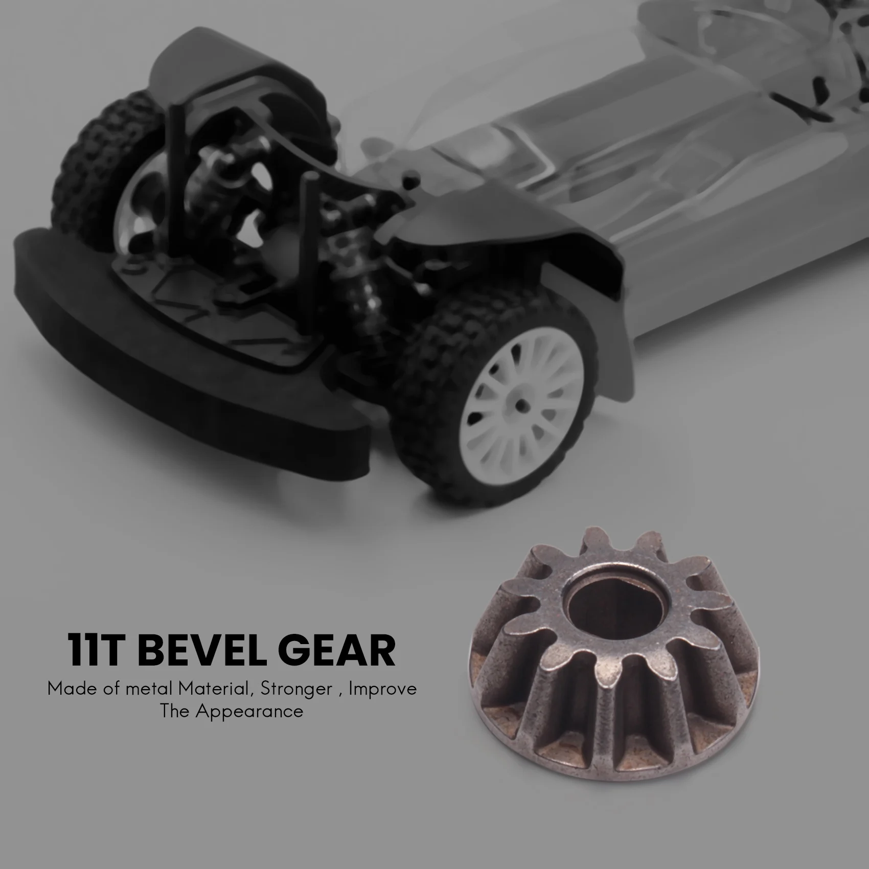 YSUN-2 Pcs 11T Bevel Gear EA1038 For JLB Racing CHEETAH 1/10 Brushless RC Car Parts Accessories