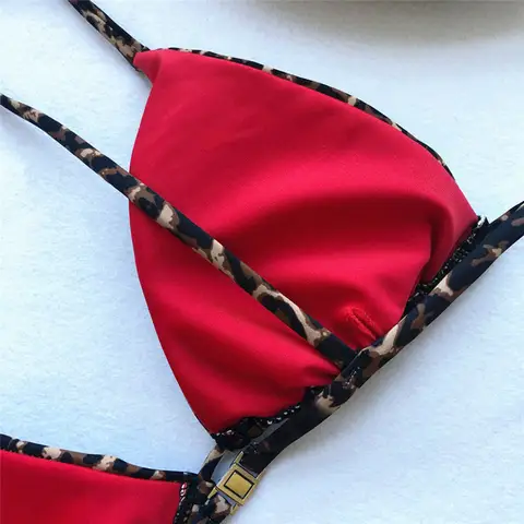 नई सेक्सी प्रिंटेड बिकिनी टाई डाई लेपर्ड प्रिंट बैकलेस स्पोर्ट्स स्विमसूट महिलाओं का वन-पीस बिकिनी सेट 10 best sales बिकिनी एनिमल प्रिंट - №7