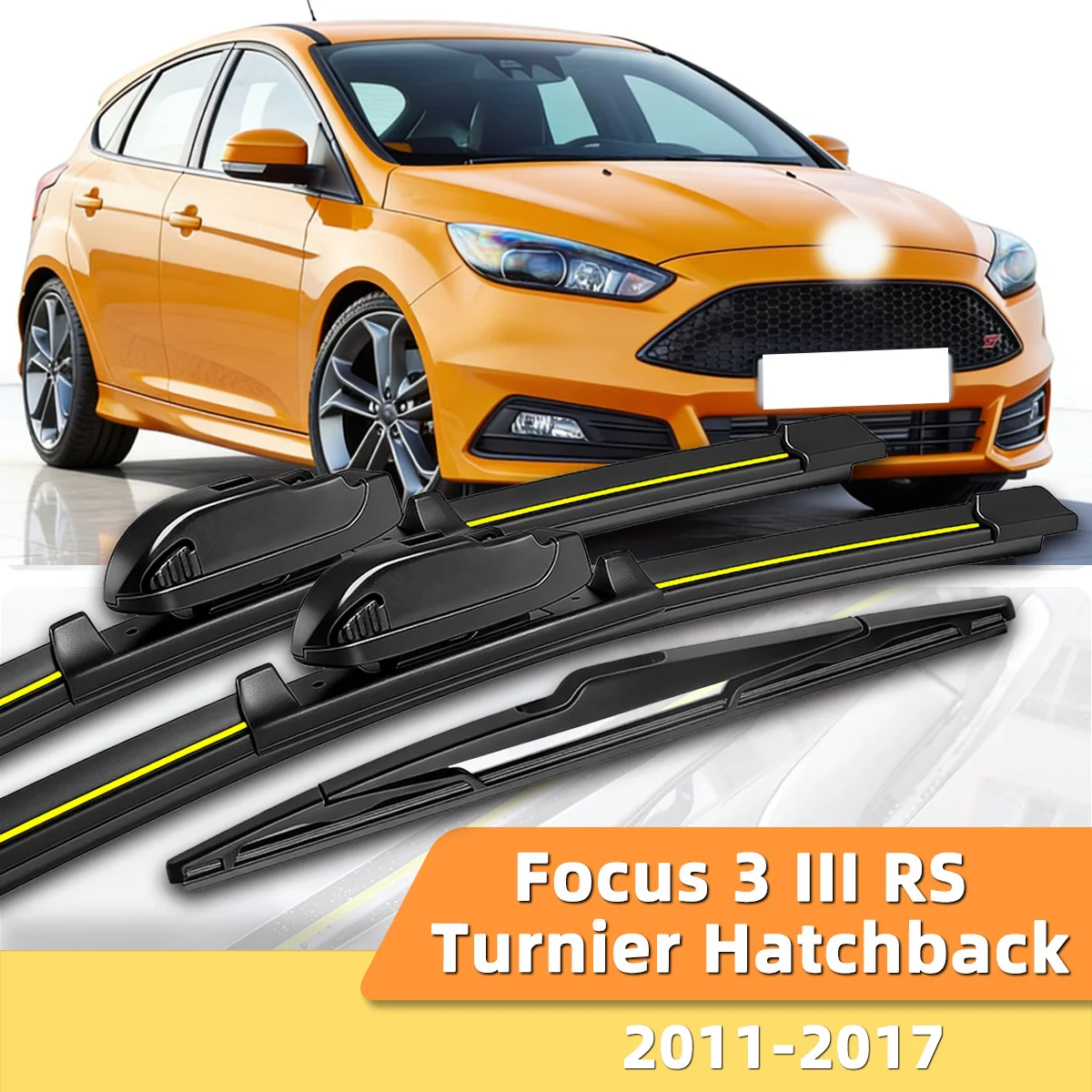 3PCS Front And Rear…