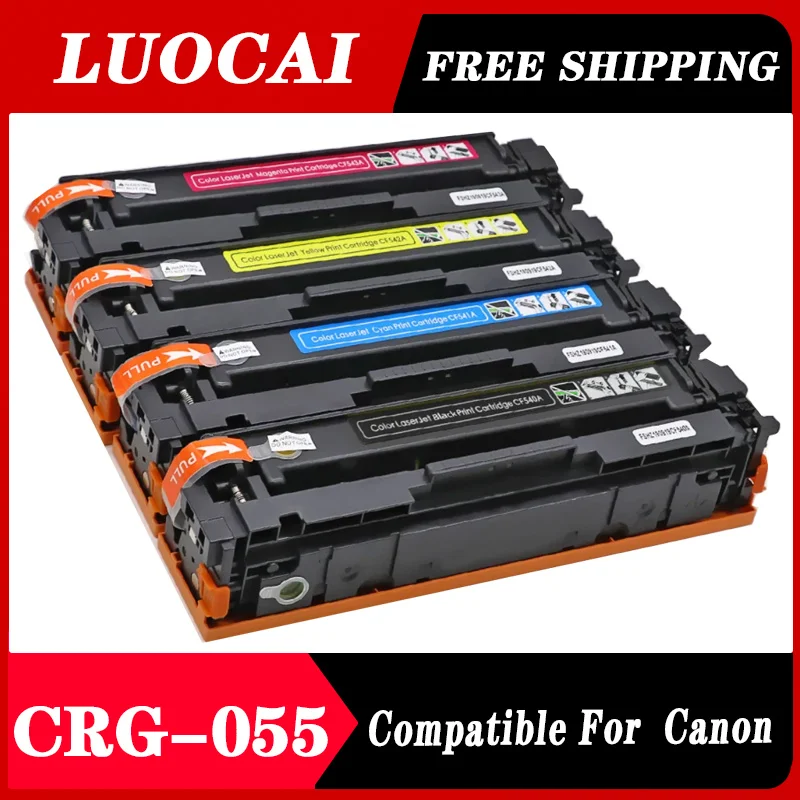 CRG-055 BLACK COLOR Toner Cartridges Compatible For Canon i-Sensys LBP663cdw LBP664cx MF742cdw MF744cdw MF746cx printer toner