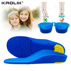 Bambini Bambini Plantari Solette Correzione Cura del piede per bambini Piede piatto Supporto per arco plantare Solette ortopediche Cuscinetti per scarpe sportive