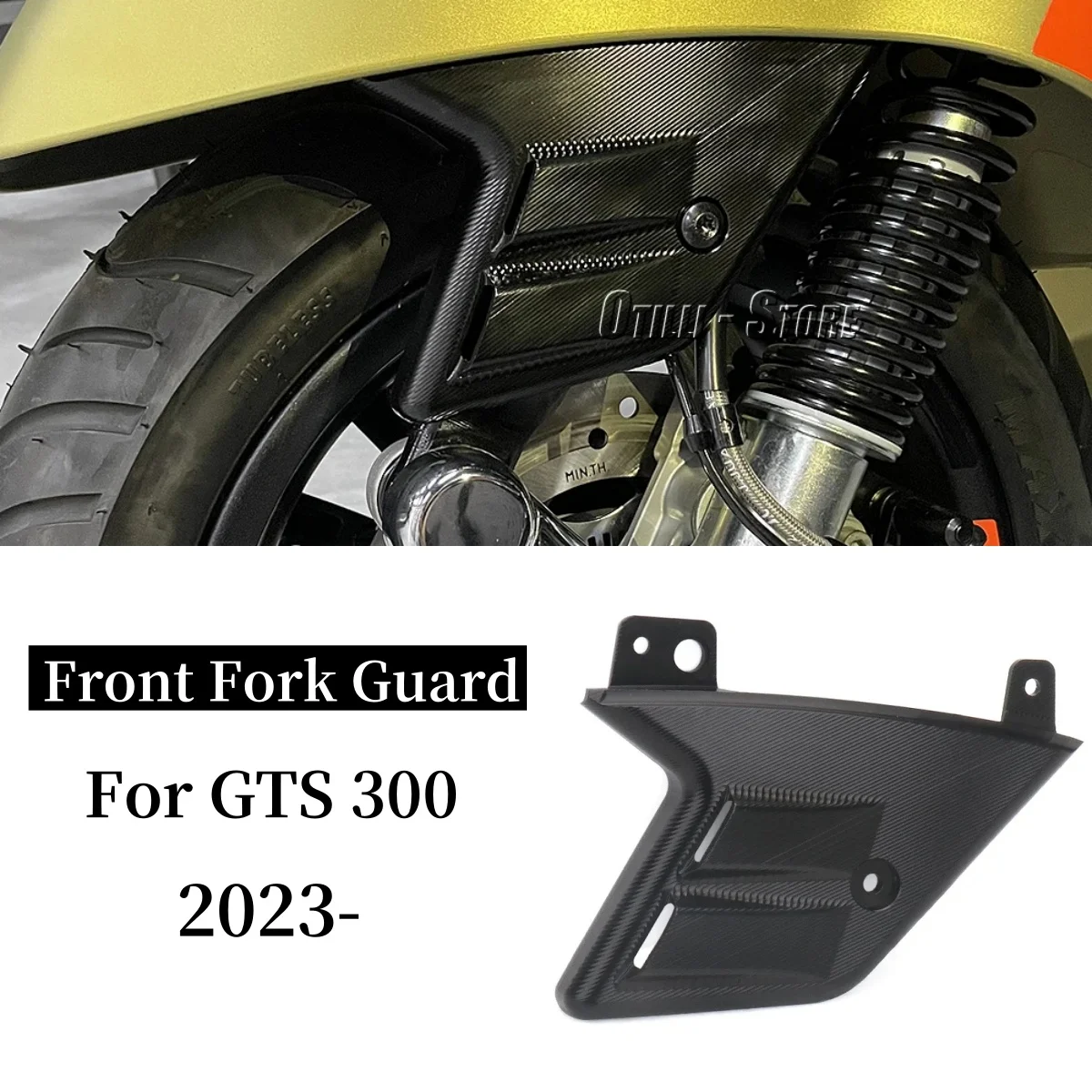 

Motorcycle Scooter Front Fork Guard Shock Absorber Front Wheel Rocker Protector Cover For Vespa GTS300 gts300 GTS 300 2023 2024