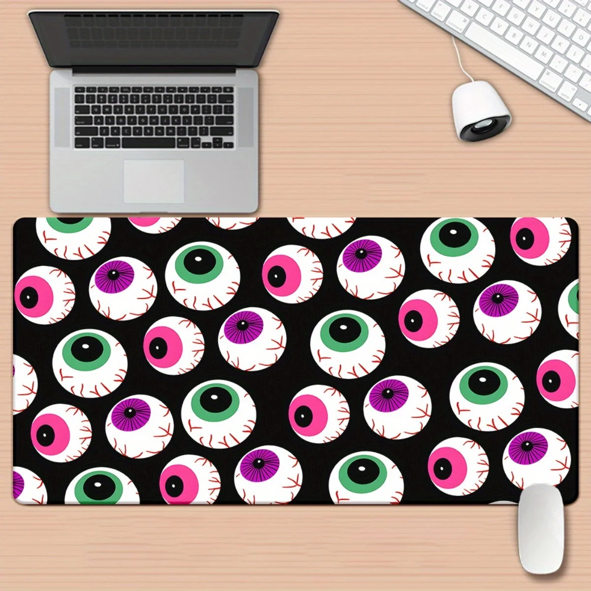Brand HD Printed Eye Color Design Pad Iron Art XXL Mousepad Multifunctional Gaming Keyboard Office Desk Mat Decorative Gift