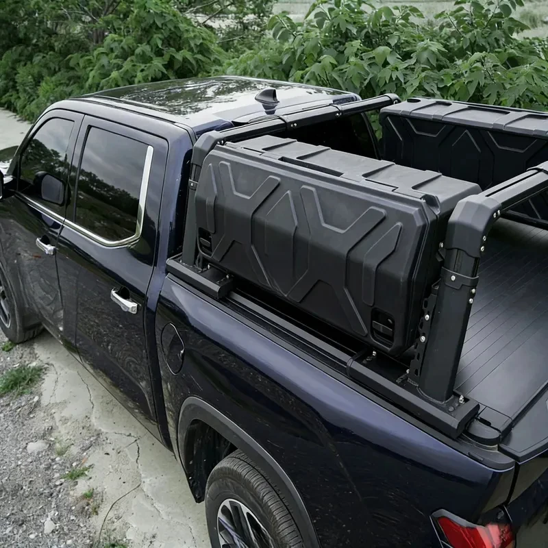 High Quality Adjustable Aluminium Roll Bar Fit For F150 Pickup With 2 Expand Panels Weatherproof Retractable Design