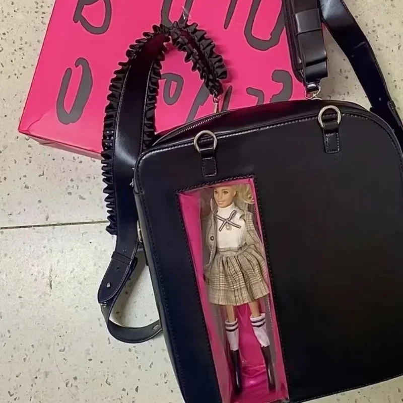 Lucky Box Barbie Pink Adoption House Fashion Clash Of Colors Multifunctional Commuter Bag Gifts