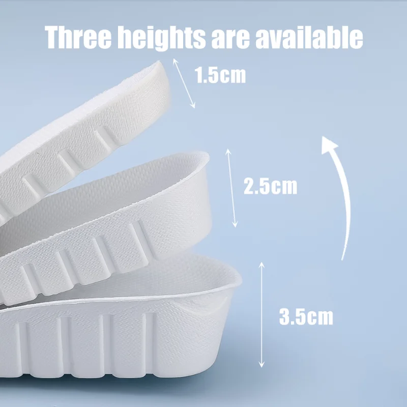 1.5/2.5/3.5 سنتيمتر غير مرئية ارتفاع زيادة النعال زيادة الرياضة بطانة حذاء إدراج الرجال النساء تقويم العظام قوس دعم نعل #3