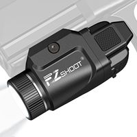 500 Lumens Pistol Light Rechargeable Flashlight with Strobe Mode For Picatinny and GL Rails Mini Gun light