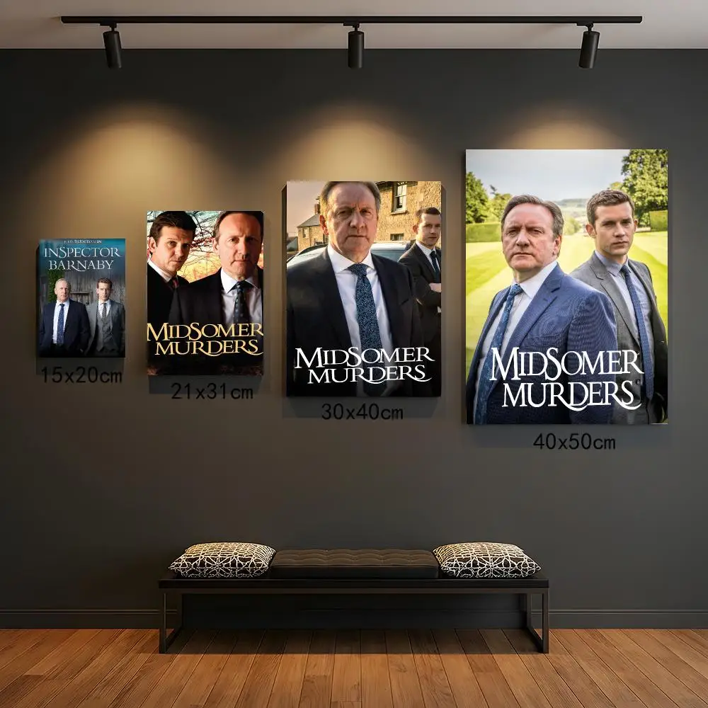 tv series M-Midsomer Murders-S Painting Calligraphy Boho Botanical Decor for Living Room  Elegant Home Style