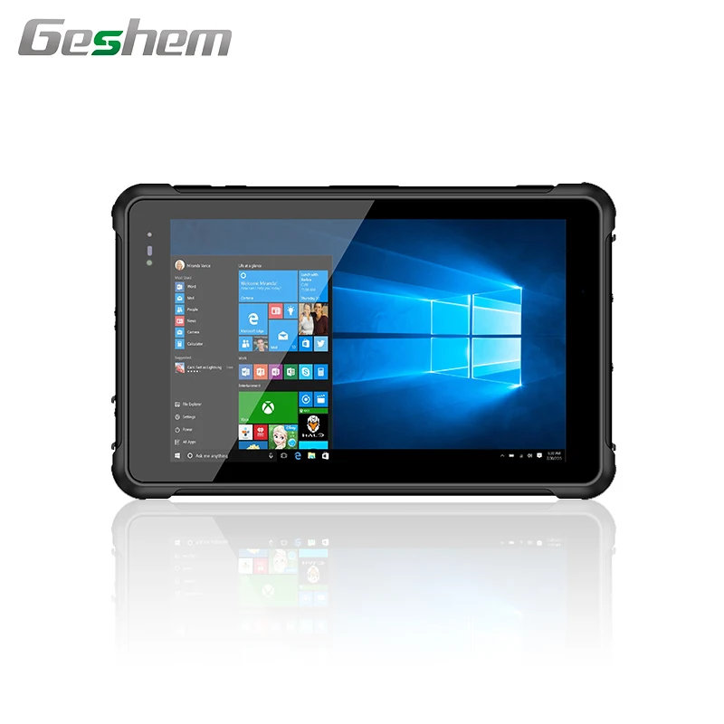 

8 inch mobile industrial win 10 tablet pc ip67 waterproof rugged with barcode scanner supporting 1D 2D GPS NFC RFID