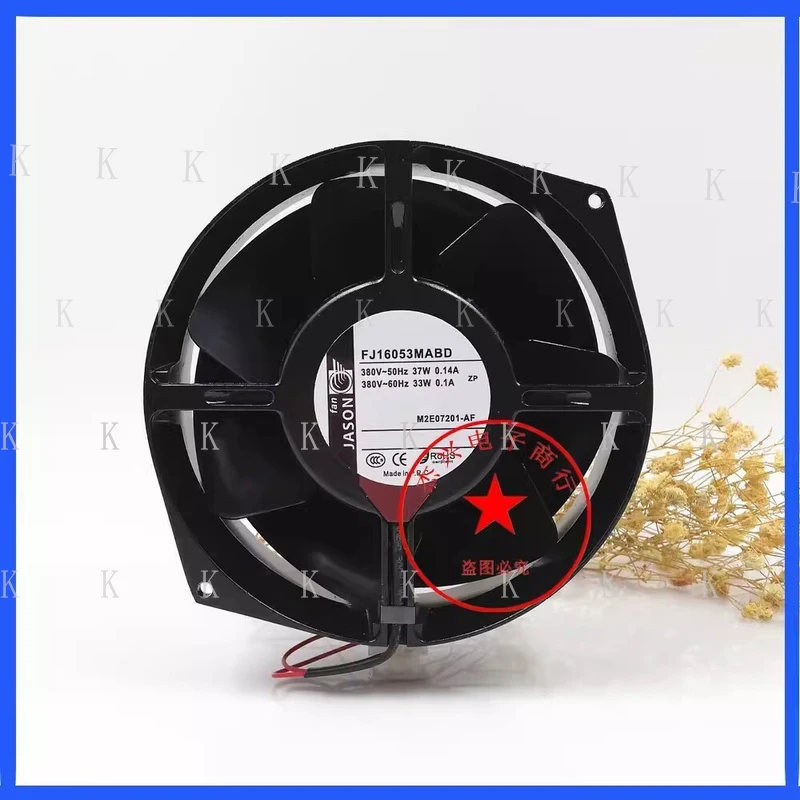 C  FOR JASON FAN FJ16053MABD 380V 0.14/0.1A 16CM Axial Inverter Cooling Fan