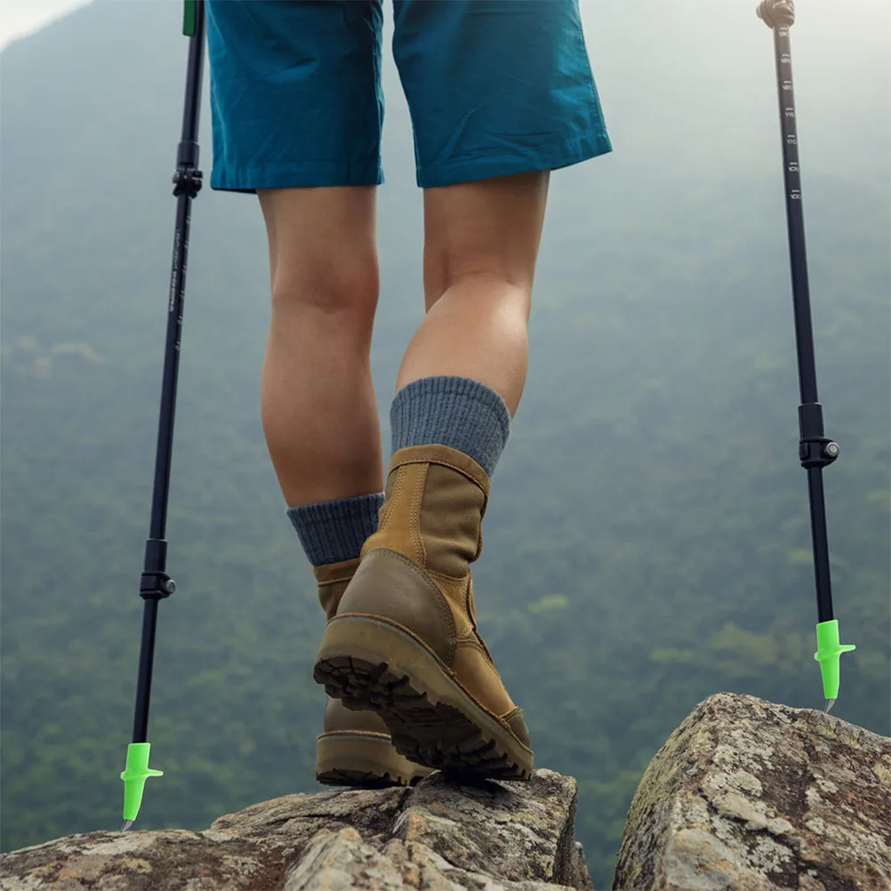 

2 Pcs Trekking Hiking Accessories Cane Replacement for Stick Essentials Walking Sticks Women Travel