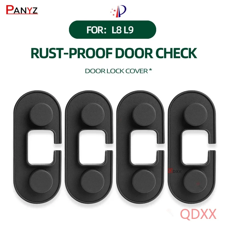 For Li Xiang L8 L9 Door Limiter ABS Protection Cover Door Lock Buckle Cover Modification Model Silicone Door Arrester Pads
