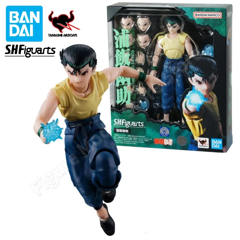 

In Stock 100% Original Bandai S.H.Figuarts SHF Yuusuke Urameshi YuYu Hakusho Anime Action Figure Toy Gift Model Collector