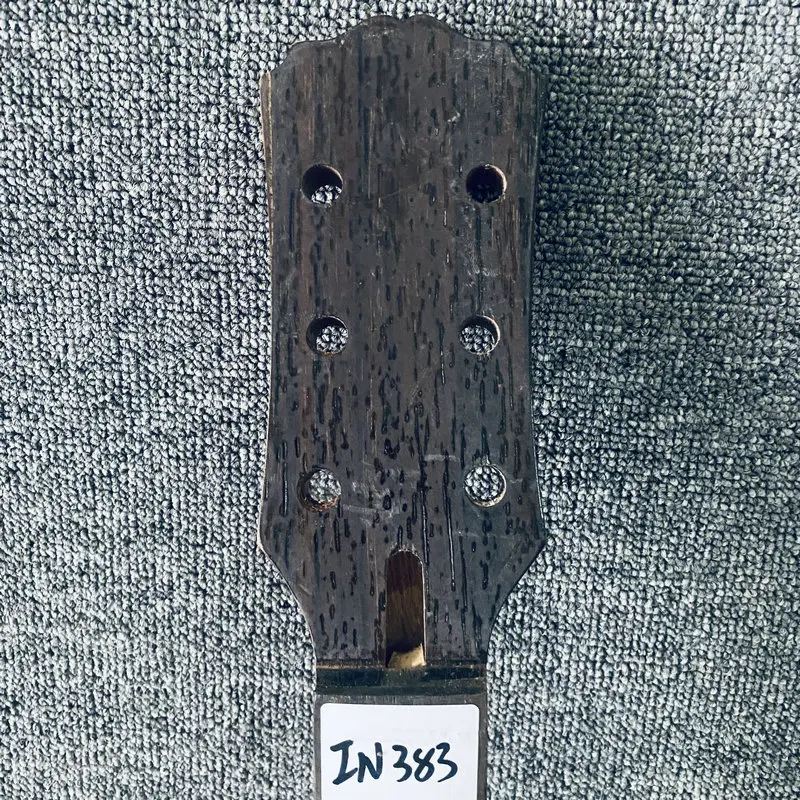 IN383 Custom Order 6 String Electric Guitar Neck Mahogany+Rosewood Rosewood Stick Headstock 648mm Scales Length for Replace