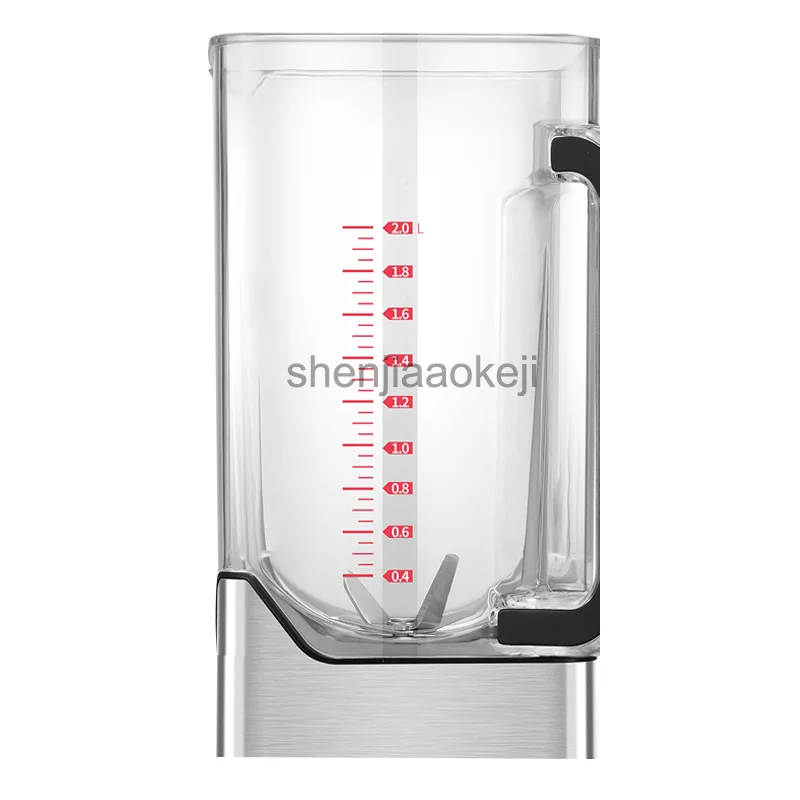 220 v 商業アイスクラッシャーアイスシェービングマシン 2L 多機能ジュースマシン/高速食品フルーツブレンダー 2000 ワット 1 pc