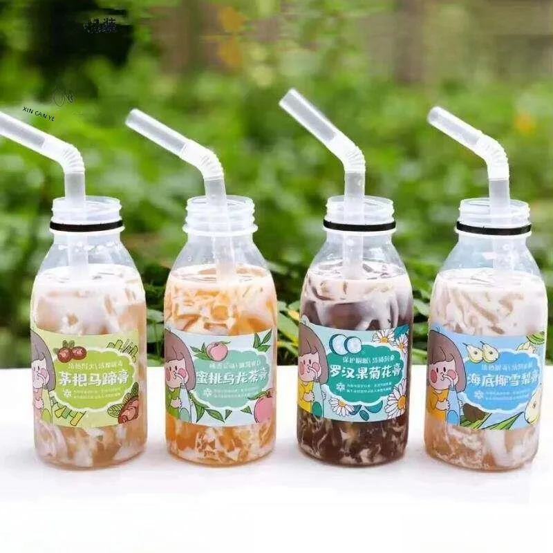 Botella de Embalaje Resistente a Altas Temperaturas para Jalea de Pera, Extracto de Té de Flor de Espino, Pasta de Té Refrescante de Luffa y Hongos, Especial...
