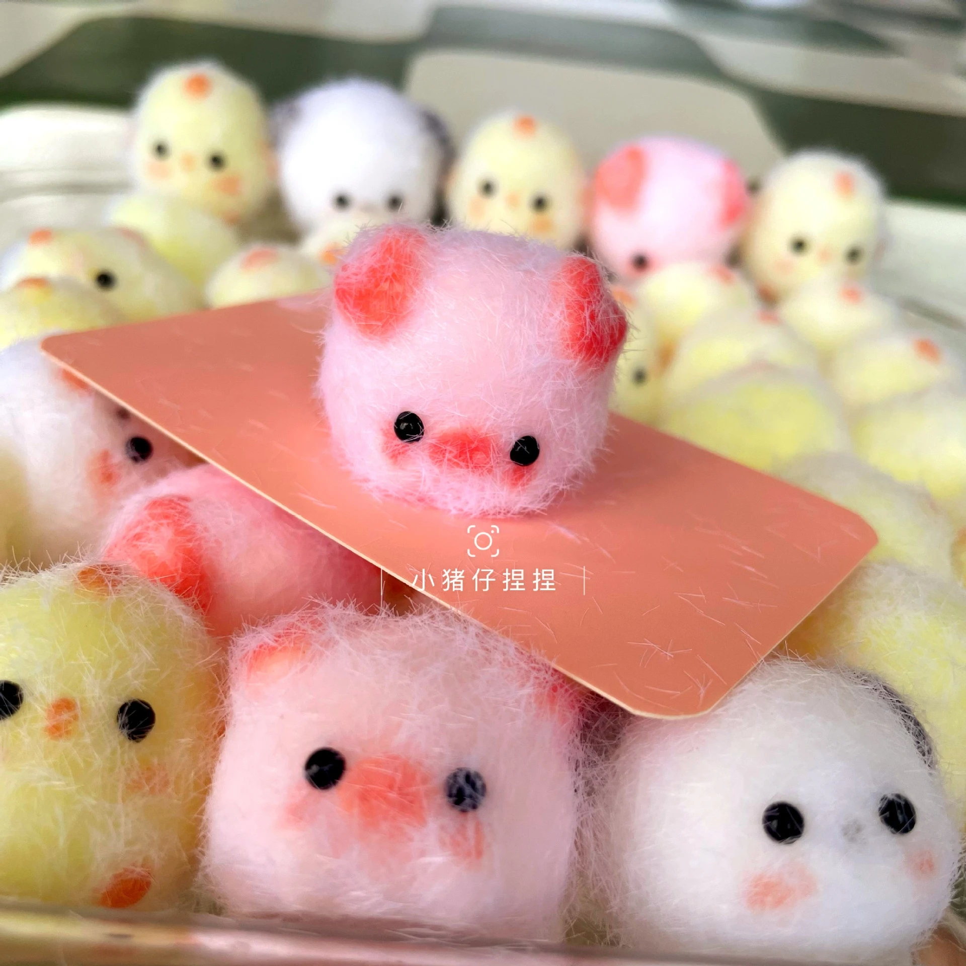 Sticky Tpr Squishy Mini Chick Pig Dog Stress Relief Squishy New Fidget Toy,mini Relief Squeeze Toy