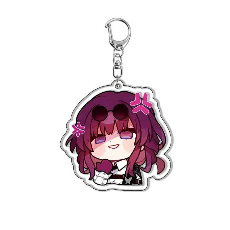 New Mihoyo Game Honkai Star Rail Acrylic Key Chain Anime Pendant Impact 3rd Key Ring Keychains for Bag Pendant Jewelry Gifts