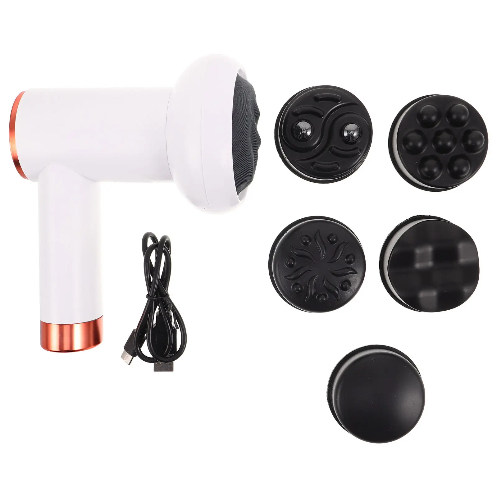 

1Set Handheld Deep Tissue Massager Portable Electric Muscle Massage Device Neck Shoulder Back Massager Rechargeable Body