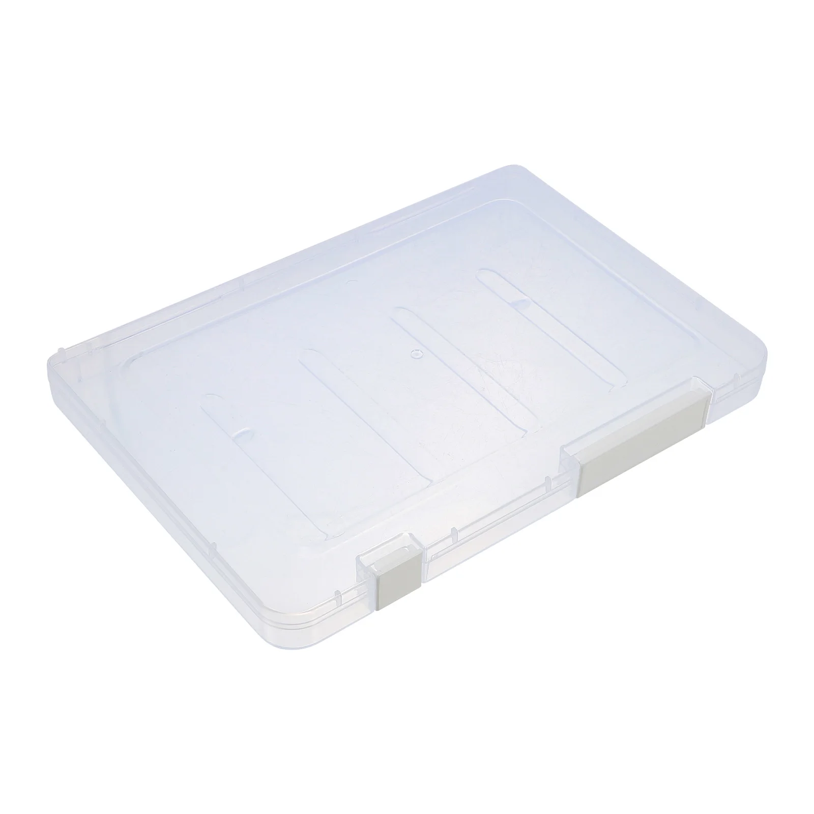 Plastic Storage Box for Office Supplies File Organizer Container Desk Paper Holder Archive Folder Document Case Storage Solution