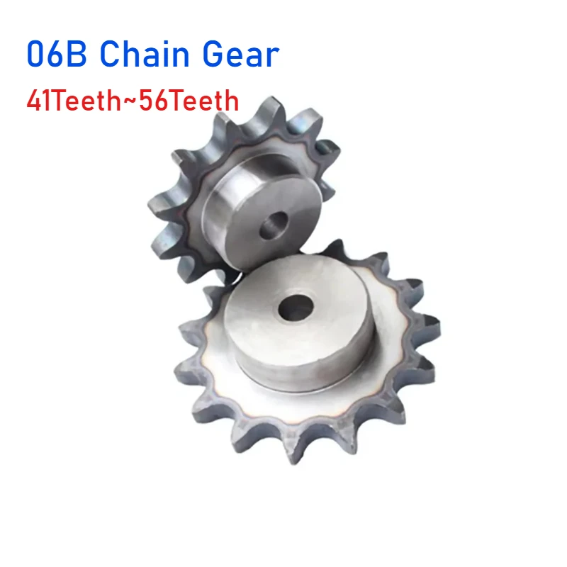 

1 шт. 06B звездочка цепного привода 41 ~ 56 зубьев шаг 9,525 мм A3 стальная промышленная звездочка