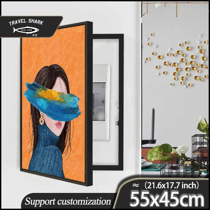 

Travel Shark Modern Minimalist Decorativ Paintings Of Electric Box Poster Wall Art Pictures Frame Decor Home Live ROOM 55x45CM