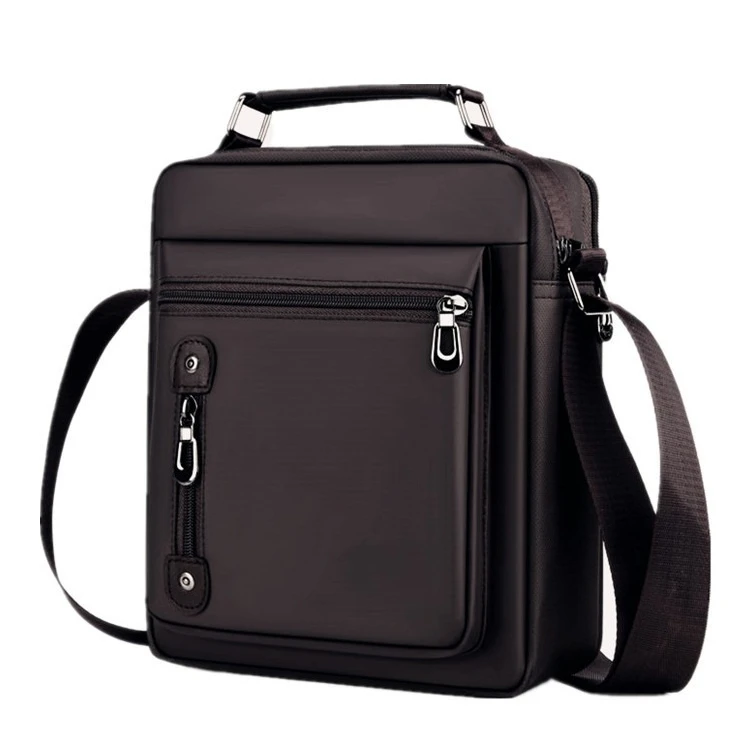 Men's shoulder  Crossbody  new vertical Oxford cloth shoulder bag Fashion handbag