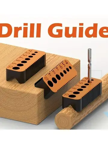 Drill Guide For 4/5/6/7/8/9/10mm Holes Drill Bit DIY Drill Jig Block Joints Tool Multifunctional Precision Accessory