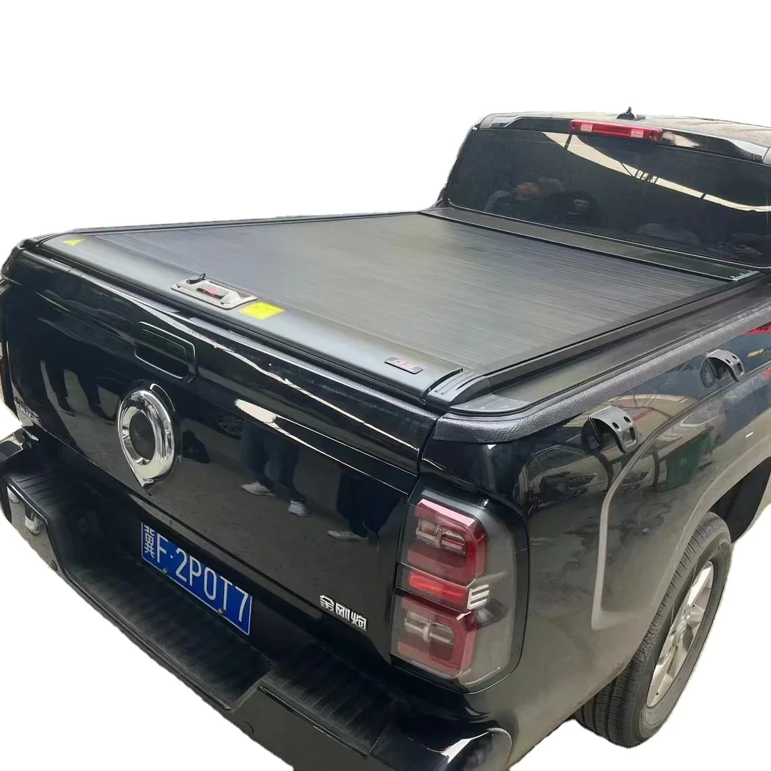 

Factory High Quality Aluminium Retractable Roller Shutter Lid Truck Pick Up Bed Covers Tonneau Cover for GreatWALL pao poer