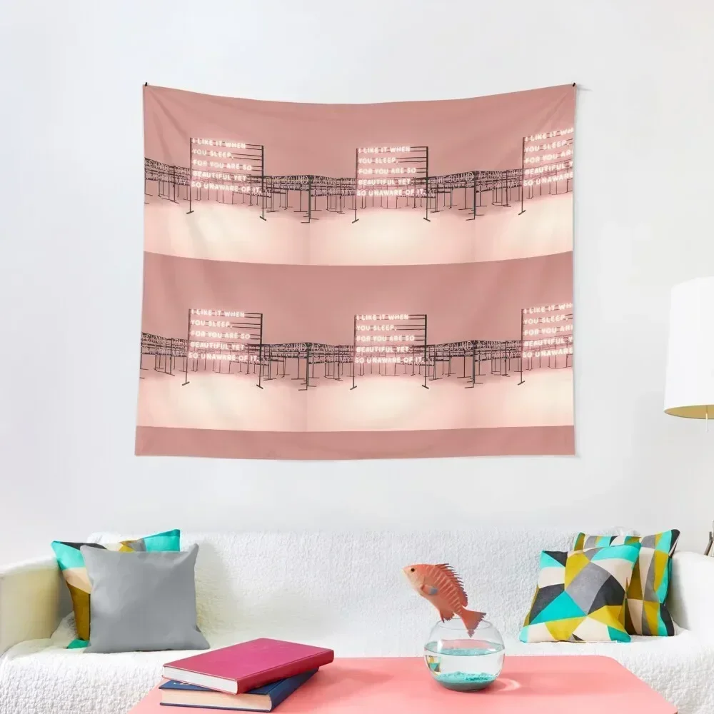 THE 1975 - I like it when you sleep for you are so beautiful yet so unaware of it. Tapestry Wall Deco Room Decorator Tapestry