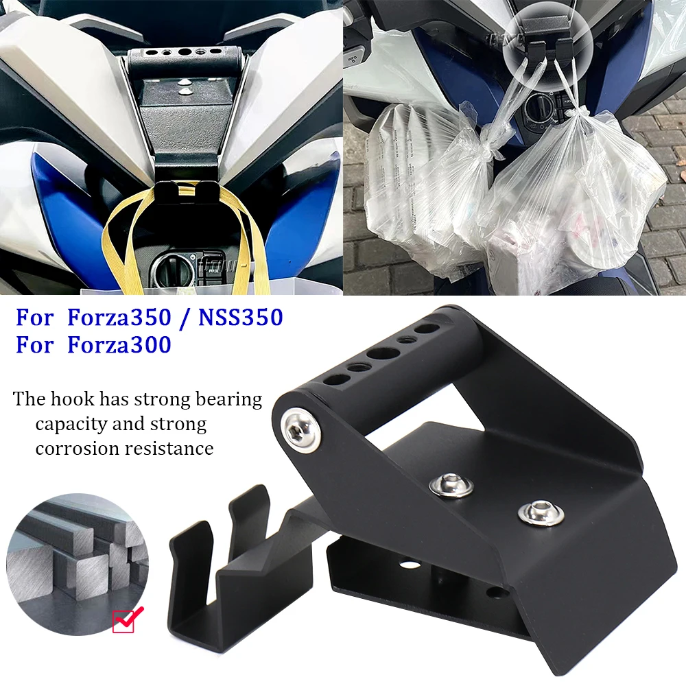 

For HONDA Forza300 FORZA 300 Forza 350 Forza350 NSS350 New Middle Bracket Bag Luggage Holder Helmet Hanger Hook Holder Carry