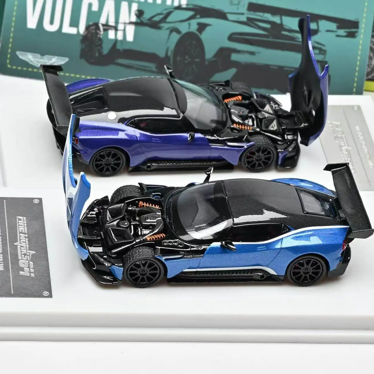 FineWorks64 FW 1:64  Vulcan alloy open cover car model
