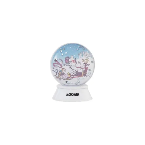 Bandai Gashapon Moominvalley Anime Figures Moomin Animation Scene Crystal Ball Desktop Prop Action Figures Model Kids Toy