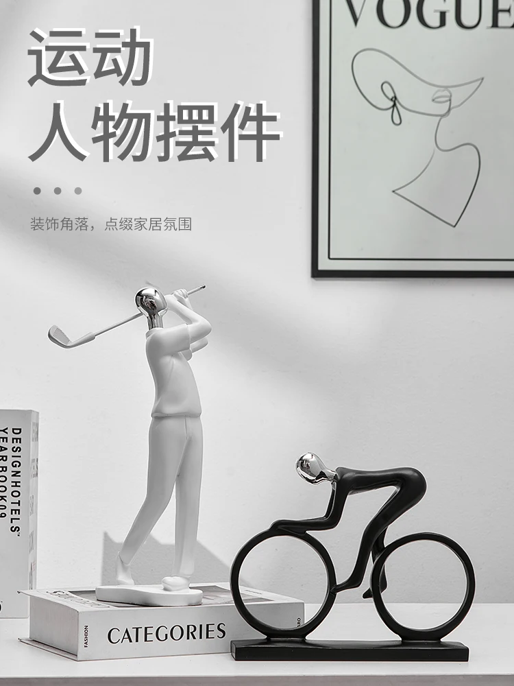 

Abstract figure art ornament living room light luxury high-end TV cabinet office home decoration niche high-end sense