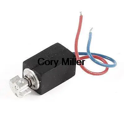 Cell Phone DC 3V 11000RPM Micro Vibrating Motor Replacement Silver Tone