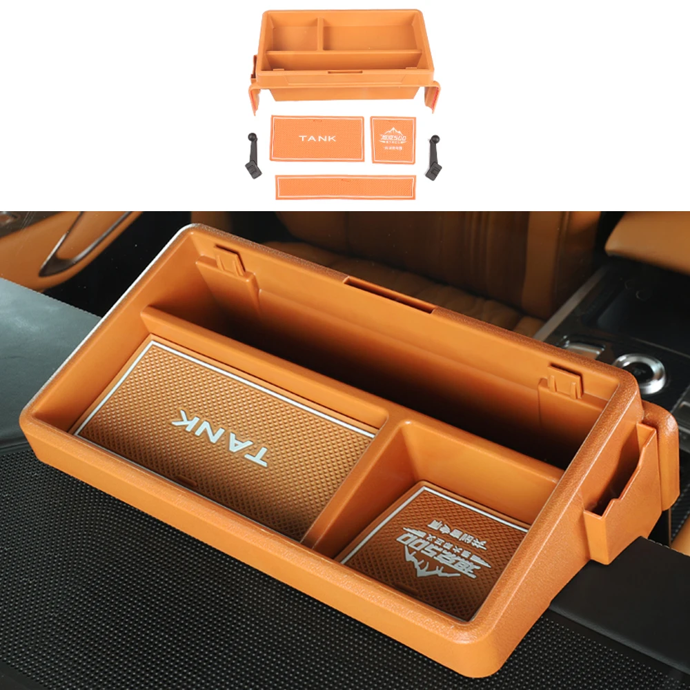 

Для GWM Tank 500 Hi4-Z ящик для хранения приборной панели ящик для хранения центральной консоли держатель для телефона модификация внутренних аксессуаров