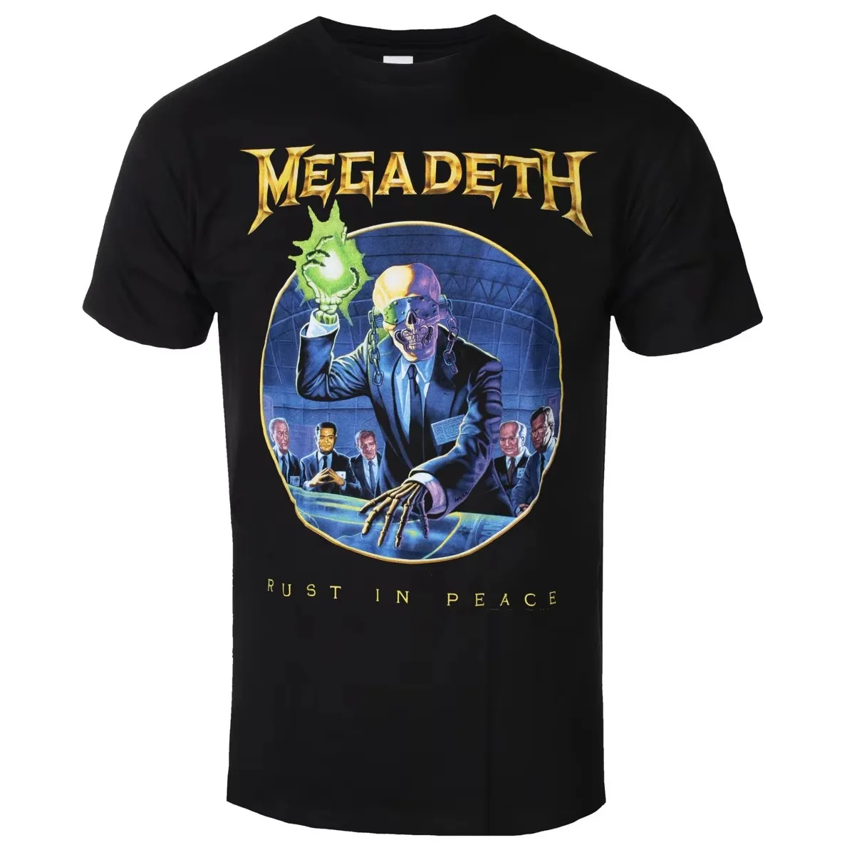 Rust in Peace Album Cover Megadeth Thrash Metal Band Graphic T-Shirt Cotton Men Women Streetwear Tee