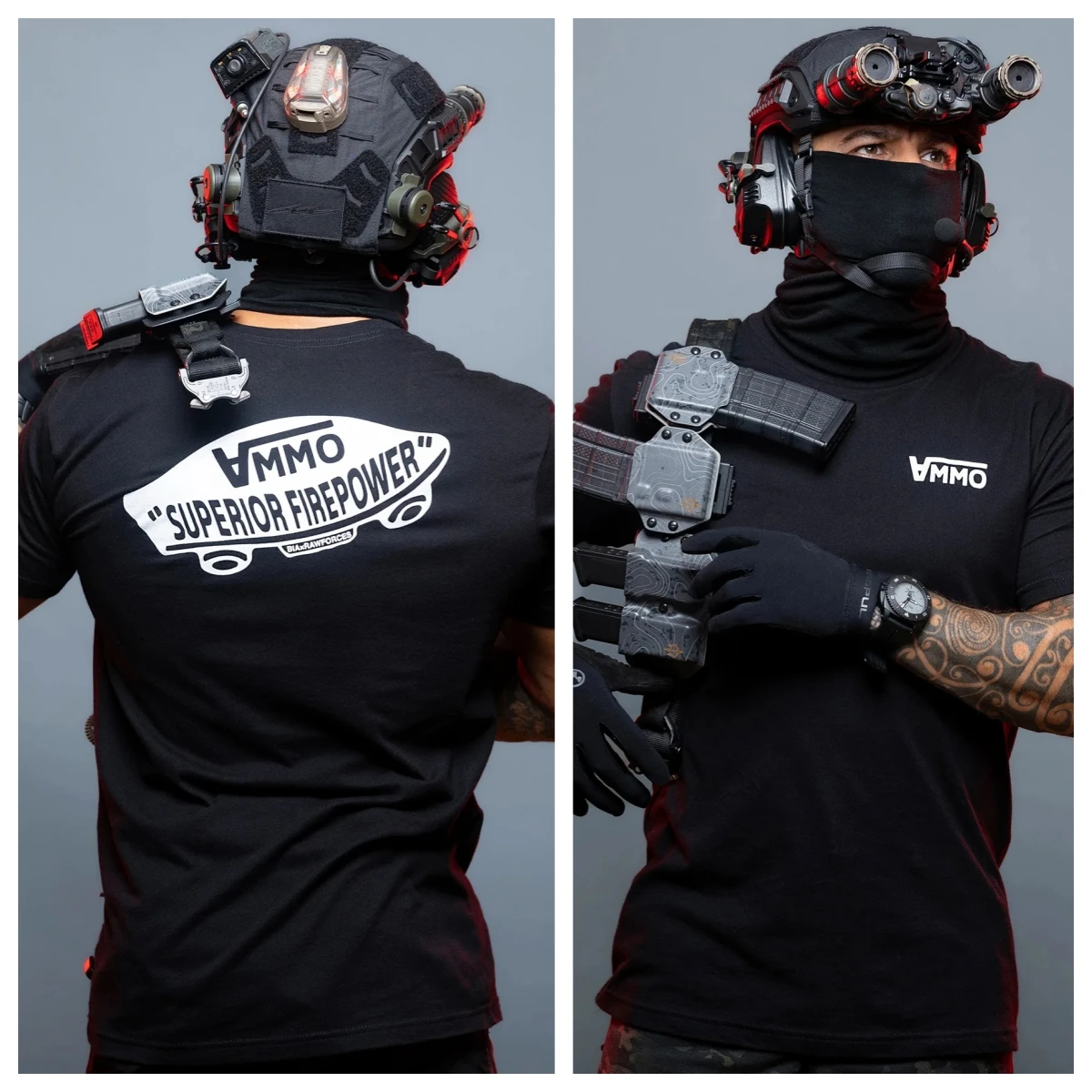 Acta Non Verba Military Tactical Art Style Summer Casual T-shirt Men's and Women's Luxury Brand Top 2026 view 6