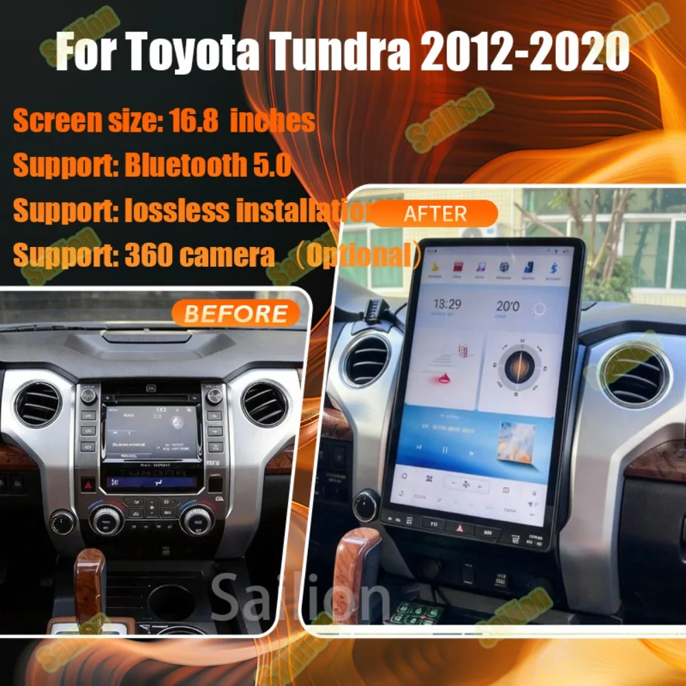 Android 13 Car Radio For Toyota Tundra 2012-2020 16.8