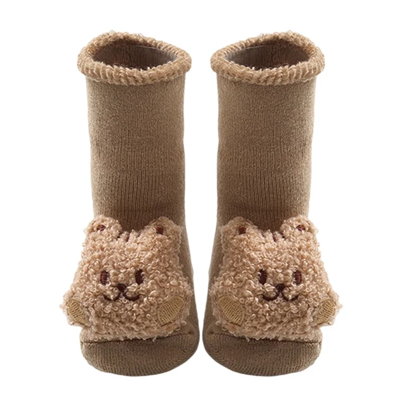 Cozy Fleece Lined Non Slip Slipper Socks