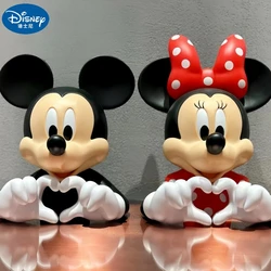 10cm Disney Love Mickey Mouse Minnie Figure Cartoon Pvc Suit Decoration Living Room Ornaments Model Birthday Gift For Girl Toys